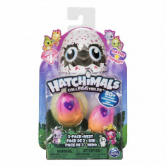 SET FIGURINE HATCHIMALS COLECTIBIL 2 OUSOARE SI CUIB SEZONUL 4 foto