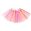 Costum fluturas fairy dress cu aripi modelabile luminoase pentru copii, fusta din tul cu lumini, 4 piese, bumbac/poliester, curcubeu, Oem