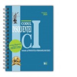 Codul insolventei. Octombrie 2024. Editie spiralata, tiparita pe hartie alba