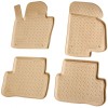 Set de 4 covorase bej cauciuc 3D stil tavita premium pentru VW Passat B6, CC, B7, Volkswagen, Recambo