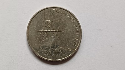 Norvegia-5 Coroane/kroner 1996- Expediției Polare Norvegiene a lui Nansen foto