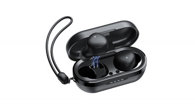 Joyroom TWS Căști fără fir Bluetooth 5.1 300mAh, negru (JR-TL1-Pro) foto