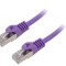 Cablu Patch S/FTP Cat6a LSZH Violet 10m