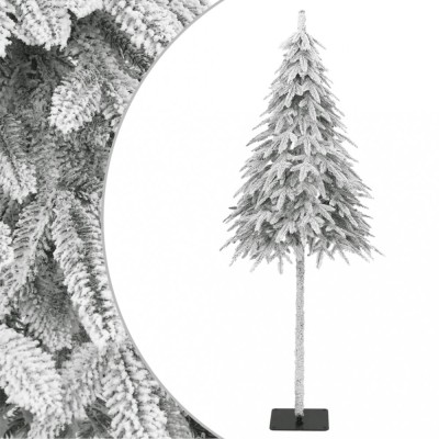 Brad de Crăciun artificial cu zăpadă, 150 cm foto