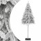 Brad de Crăciun artificial cu zăpadă, 150 cm