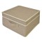 Cutie de depozitare Soda Home, plianta, capac protectie, crem, 30 x 30 x 16 cm