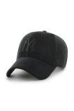 47 brand șapcă de baseball din bumbac MLB New York Yankees culoarea negru, B-THCKM17EWS-BKA