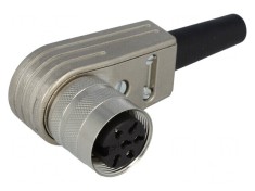 Conector M16 Mufă Mamă 6 PIN Lipire pe Cablu 5A 300V IP40