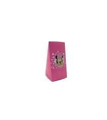 Cutie In Forma De Felie de Tort Din Carton pentru dulciuri, Baby Minnie, Roz