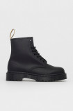 Dr. Martens bocanci Bex Mono Vegan 1460 Bex Mono femei, culoarea negru, cu toc plat 27032001