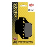 SBS - plăcuțe de fr&acirc;nă 161CT pentru scuter (Carbon/Ceramic)