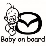 Baby on board Mazda