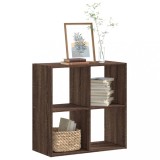 VidaXL Bibliotecă, stejar maro, 68,5x32x68,5 cm, lemn prelucrat
