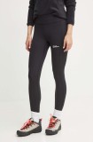 Jack Wolfskin leggins sport Klintal femei, culoarea negru, neted, 1508901