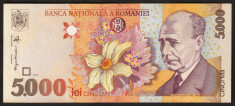 Romania, 5000 lei 1998, calitate foarte buna _serie 007B6220377 foto