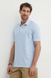 Lacoste polo de bumbac culoarea gri, neted, PH3450 S0I