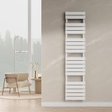 Handtuchheizk&ouml;rper Voss Wei&szlig; 180x40cm Lamellen [neu.haus] HausGarden Leisure