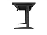 Birou Gaming Genesis Holm Modular 160, Negru, Reglabil Inaltime 70-90 cm, Iluminare RGB, Management Cabluri, Lemn/Metal