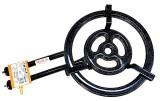 Pirostrie cu 3 cercuri arzatoare, L-40, diametru 40 cm, arzator gaz G-30, GPL, avizat CE, Power+ GRC76040