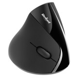 Mouse vertical Wireless Rebel, 800-1600 dpi, 5 butoane, ABS, USB 2.0, Negru