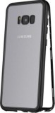 Husa Protectie Samsung Galaxy Note 9 SOHO, Negru-Transparent, Metal+Sticla, Anti-alunecare, Bumper