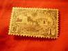 Timbru 1C -Cote Francaise des Somalis - 1909 - FALS pe hartie rosiatica, Nestampilat