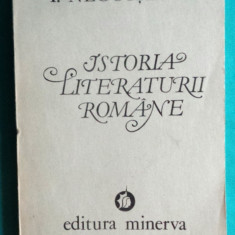 Ion Negoitescu – Istoria literaturii romane ( prima editie )