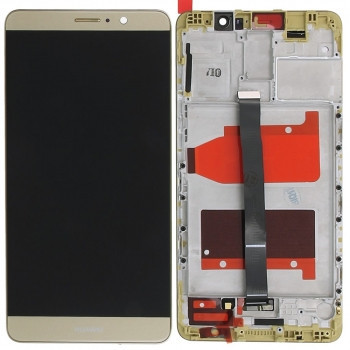 Capac frontal modul display Huawei Mate 9 + LCD + digitizer auriu foto
