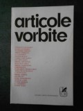 ARTICOLE VORBITE - CONFERINTE RADIOFONICE