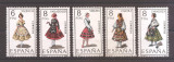 Spania 1971 - Costume traditionale, set complet, MNH