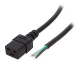 Cablu Alimentare IEC C19 1,5m Negru