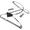 Macara geam Audi A3 3d 2003-2010, Stanga Fata, NTY EPS-AU-035