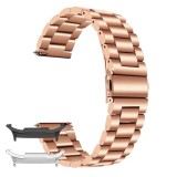 Curea metalica compatibila Samsung Galaxy Watch8 40mm, Pink Gold