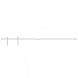 Cumpara ieftin Set glisare mini usa pentru dulap, alb, otel carbon, 200 cm