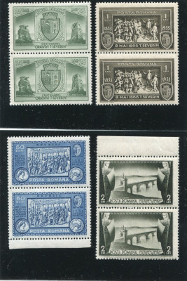 1933 , Lp 104 , Centenarul orasului Turnu Severin X 2 - MNH foto