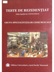 Victor Lorin Purcarea - Teste de rezidentiat. Grupa specialitatilor chirurgicale (Editia: 2003) foto