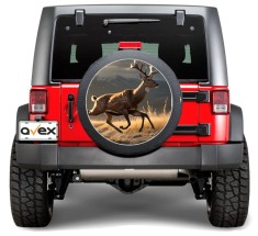 Sticker Auto &quot;Roata de Rezerva&quot; rezistenta la intemperii si raze UV, diametru 55 cm, Cod: AVX-RR06 FAVLine Selection