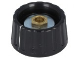 Buton rotativ negru cu indicator 36mm