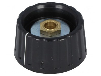 Buton rotativ negru cu indicator 36mm foto