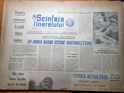scanteia tineretului 4 octombrie 1964-teatrul national craiova,orasul ploiesti foto
