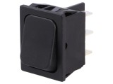 Intrerupator Balansoar DPDT ON-ON 16A 250V Negru IP40