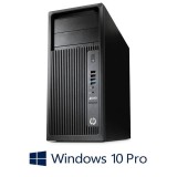 Workstation HP Z240 Tower, Quad Core i5-6500, 8GB DDR4, 256GB SSD, Win 10 Pro