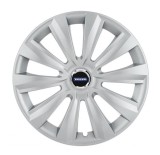 Cumpara ieftin Set 4 Capace Roti Autohelix MSA&reg;, potrivite jantelor de R16, pentru Volvo, model delta cromat
