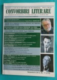 Revista Convorbiri literare Nr 11 din 2013 (despre Emil Cioran si Noica )