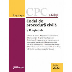 Codul de procedură civilă și 12 legi uzuale - Paperback brosat - Hamangiu