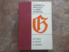 Gramatica Practica a Limbii Germane - Emilia Savin, 1968 foto