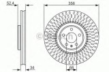 Disc frana AUDI A6 Allroad (4GH, 4GJ) (2012 - 2016) BOSCH 0 986 479 748