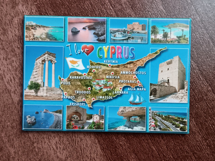 D4 - Magnet frigider - tematica turism - Cipru 3