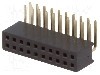 Conector 20 pini, seria {{Serie conector}}, pas pini 1,27mm, CONNFLY - DS1065-14-2*10S8BR