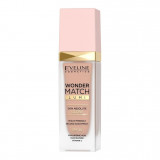 Fond de ten, Eveline Cosmetics, Wonder Match Lumi, 20 Nude Warm, 30 ml